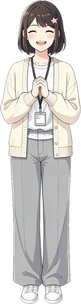 案内役のキャラの見本